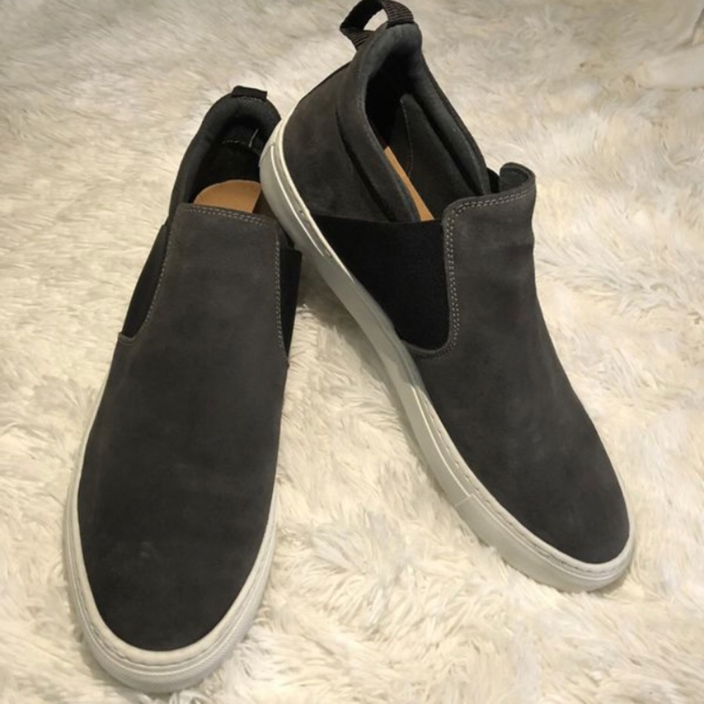 Men’s Suede  Slip On Sneakers